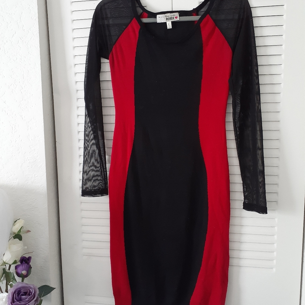 Black & Red Dress